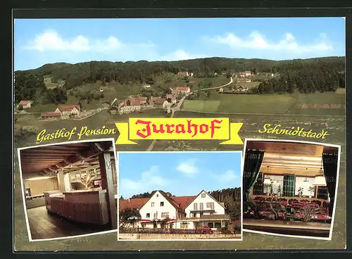 AK Schmidtstadt, Gasthaus Jurahof, Ortsansicht