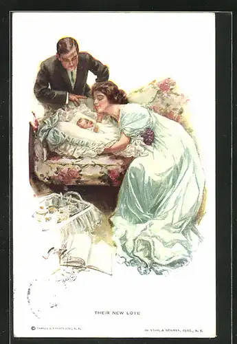 Künstler-AK Harrison Fisher: Their New Love