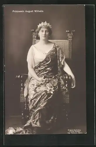 AK Prinzessin August Wilhelm von Preussen