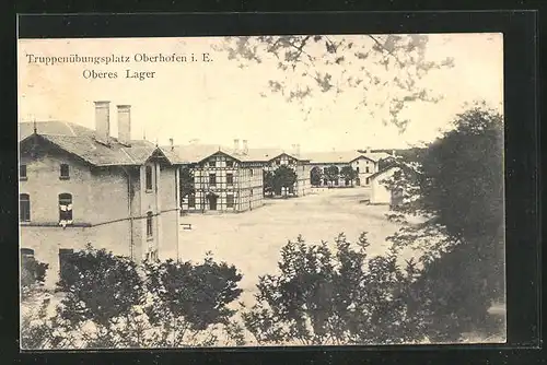 AK Oberhofen i. E., Truppenübungsplatz, Oberes Lager
