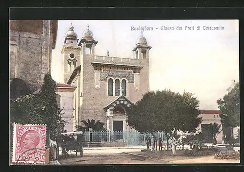 AK Bordighera, Chiesa dei Frati di Terrasanta