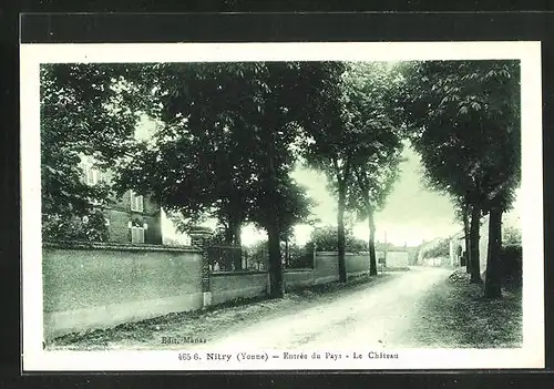 AK Nitry, Entrée du Pays, Le Chateau