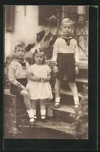 AK Kinder des Prinzenpaares Oskar von Preussen