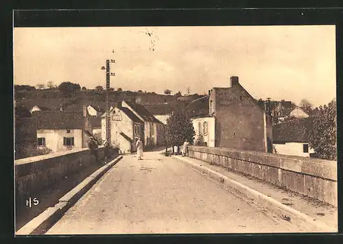AK Bessy-sur-Cure, L`Entrée du Pays, Une Rue