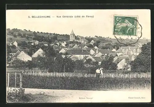 AK Bellechaume, Vue Générale (coté de Paroy)