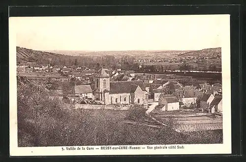 AK Bessy-sur-Cure, Vue générale (coté Sud)