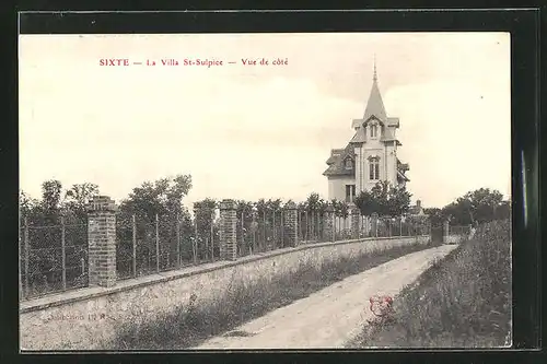 AK Sixte, La Villa St-Sulpice, Vue de coté
