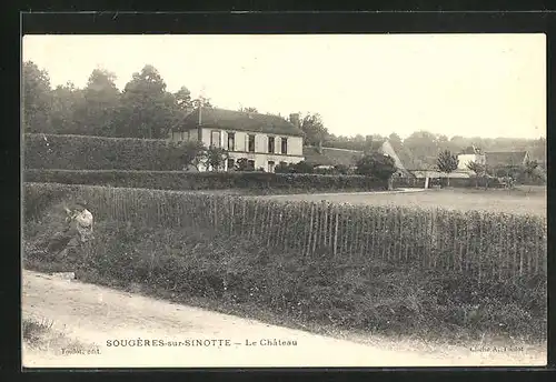 AK Sougères-sur-Sinotte, Le Chateau