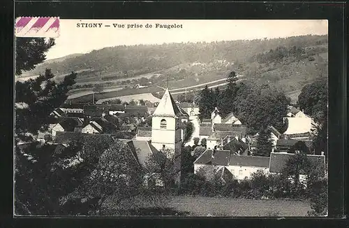 AK Stigny, Vue prise de Faugelot