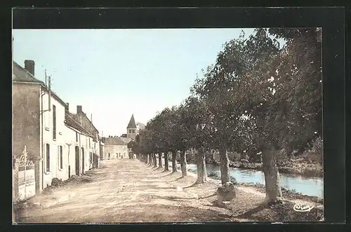 AK Ligny-le-Chatel, Le Faubourg