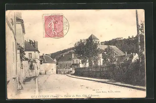 AK Gy-l`Éveque, Entrée du Pays, Coté d`Auxerre