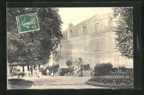 AK Brannay, Le Chateau de Plenoches (coté de la cour)