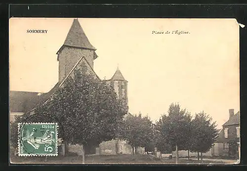 AK Sormery, Place de l`Eglise