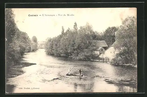 AK Cheney, L`Armancon, Vue du Moulin