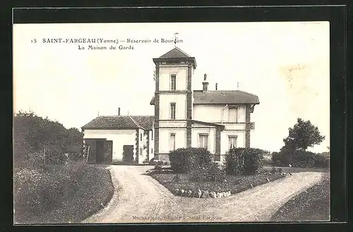 AK Saint-Fargeau, Réservoir de Bourdon, La Maison du Garde