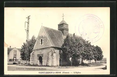 AK Saint-Denis-les-Sens, L`Eglise