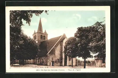 AK Saint-Cyr-les-Colons, Place de l`Eglise