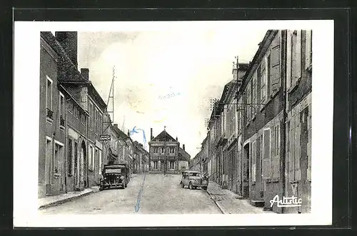 AK Ligny-le-Chatel, Grande Rue