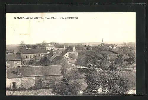 AK Saint-Maurice-aux-Riches-Hommes, Vue panoramique