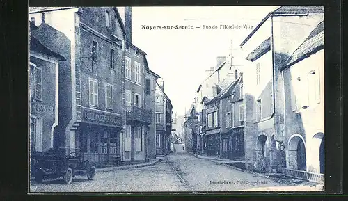 AK Noyers-sur-Serein, Rue de l`Hotel-de-Ville