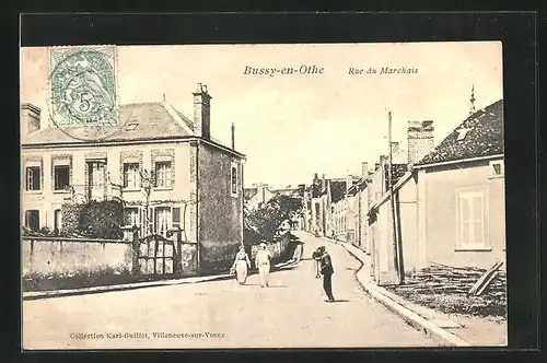 AK Bussy-en-Othe, Rue du Marchais