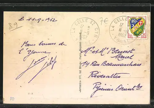 AK La Celle-Saint-Cyr, Chemin de Lavault