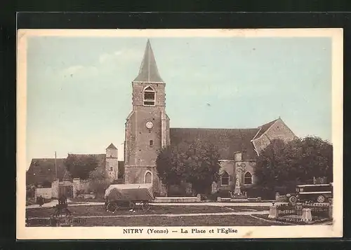 AK Nitry, La Place et l`Eglise