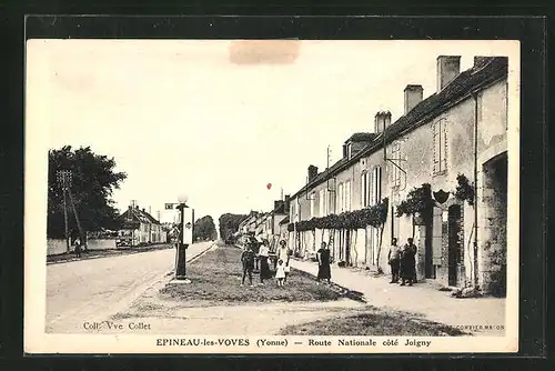 AK Epineau-les-Voves, Route Nationale cotè Joigny