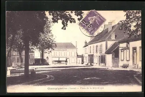 AK Champignelles, Place de la Rèpublique