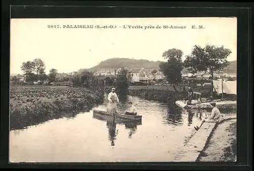 AK Palaiseau, L`Yvette près de St-Amour, Angeln