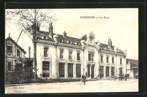AK Auxonne, La Gare, Bahnhof