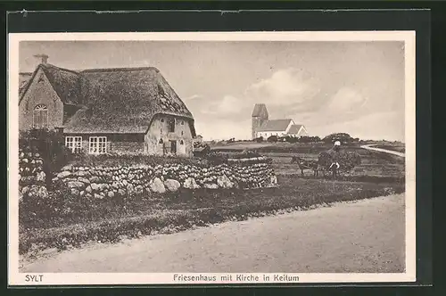 AK Keitum, Friesenhaus mit Kirche