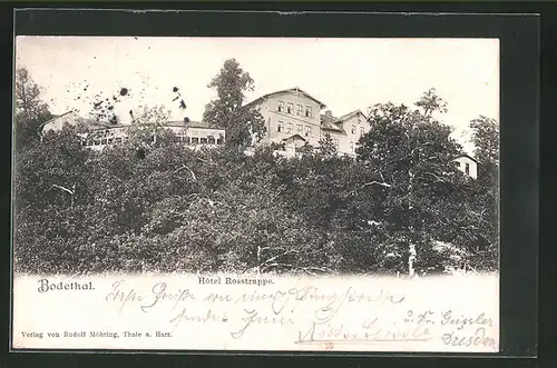 AK Bodethal, Hotel Rosstrappe