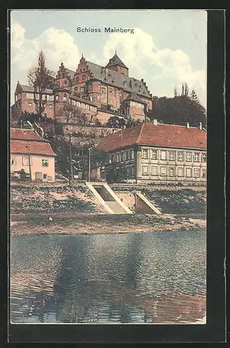 AK Schweinfurt, Blick zum Schloss Mainberg