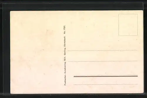 AK Darmstadt, Teilansicht der Künstlerkolonie