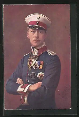 AK Kronprinz Wilhelm von Preussen mit Orden