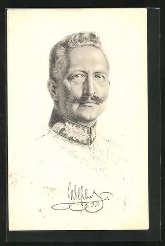 AK Porträtbild von Kaiser Wilhelm II.