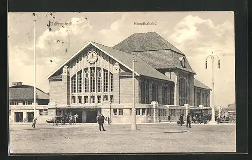 AK Darmstadt, Bahnhofsgebäude