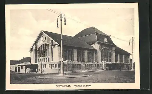 AK Darmstadt, Bahnhofsgebäude