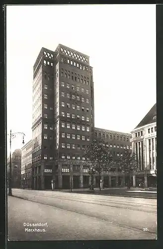 AK Düsseldorf, Blick zum Marxhaus