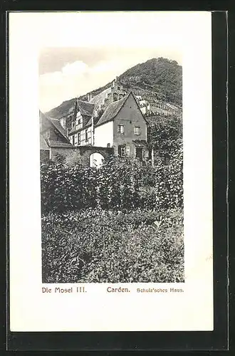 AK Carden / Mosel, Schulz`sches Haus