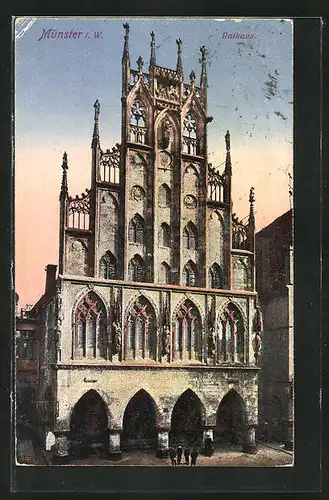 AK Münster i. Westf., Rathaus