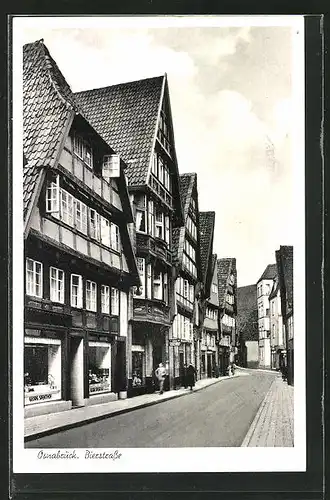 AK Osnabrück, Fachwerkhäuser in der Bierstrasse