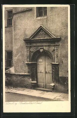 AK Dornburg, Goetheschloss, Portal