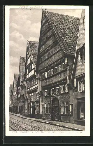 AK Osnabrück, Renaissancehäuser in der Bierstrasse