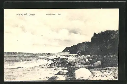 AK Niendorf / Ostsee, Brodtener Ufer