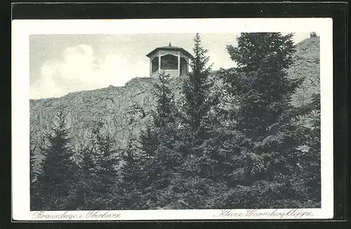 AK Braunlage / Harz, Kleine Wurmbergklippe