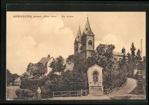 AK Arenberg, genannt Roter Hahn, Die Kirche