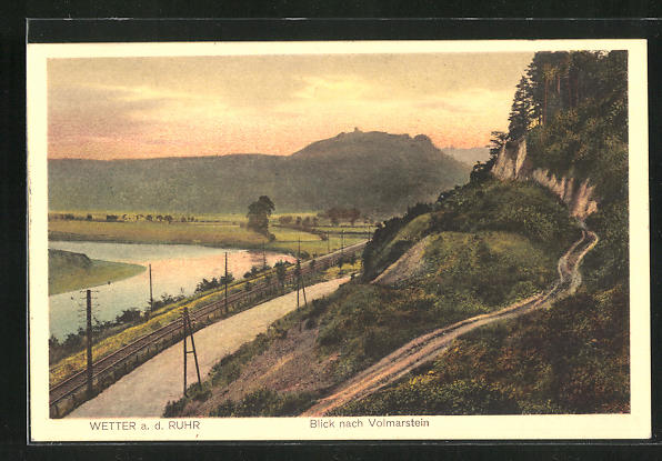 AK Wetter a.d Ruhr, Blick nach Volmarstein Nr. 10463950