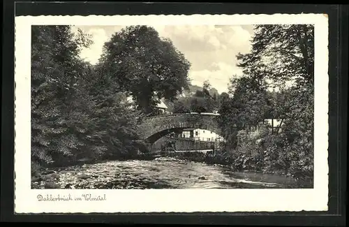 AK Dahlerbrück im Volmetal, Ortspartie